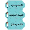 بطاقات السبورة لمادة الأحياء(بنات)