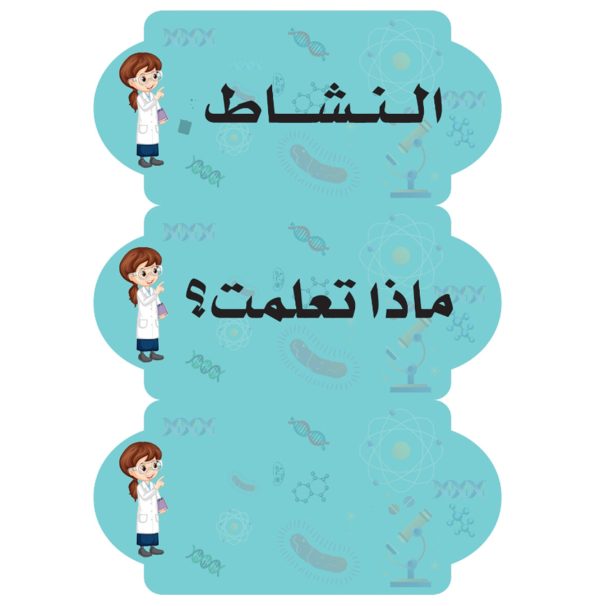 بطاقات السبورة لمادة الأحياء(بنات)