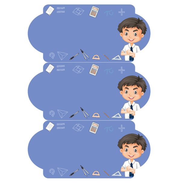 بطاقات السبورة رياضيات (أولاد)
